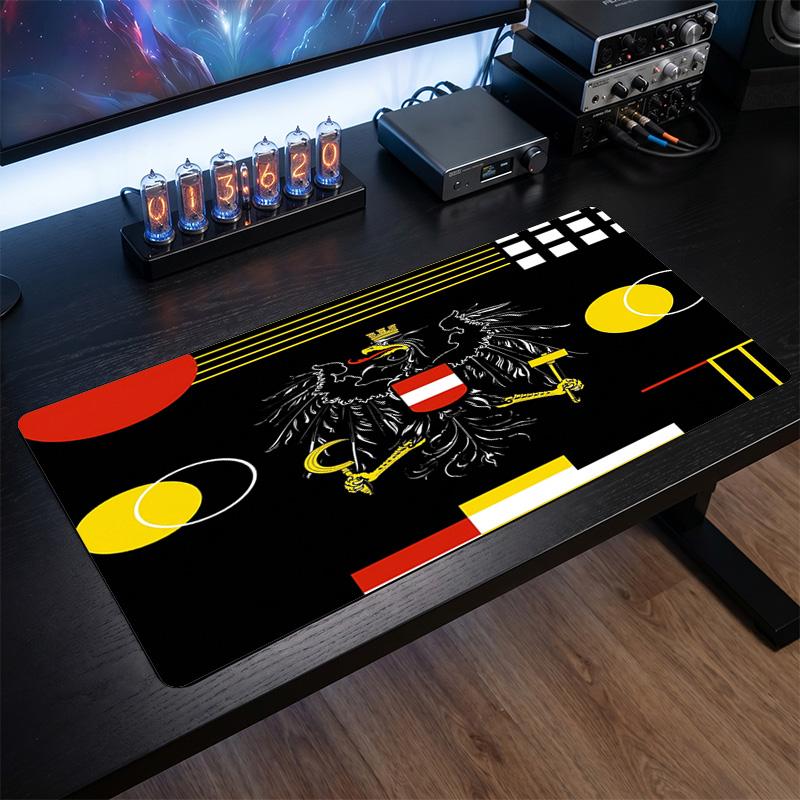 Austria Football Crest Mouse Pad, Extended Non Slip Rubber Desk Mat for Gaming Office Laptop Fan Gift