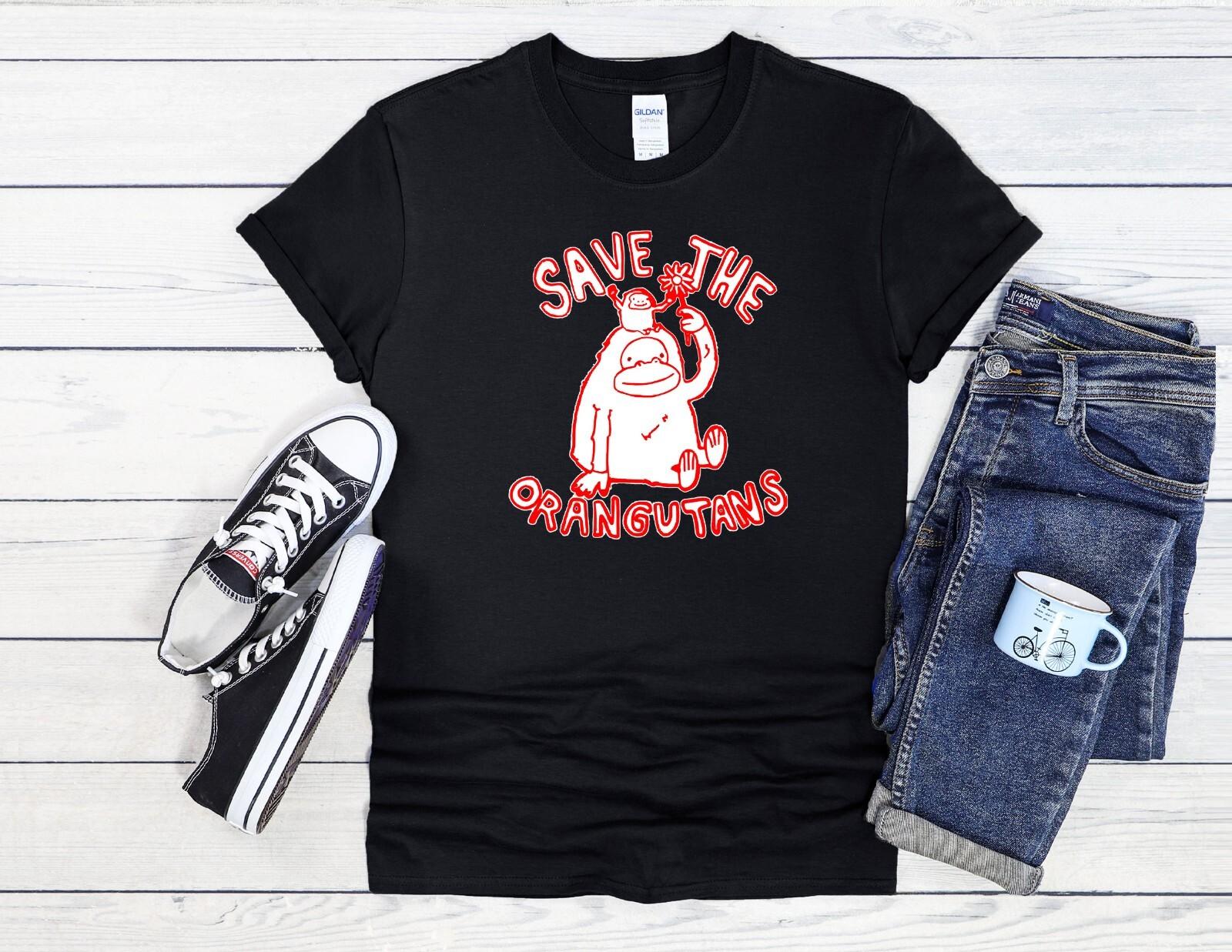26 Save The Orangutans Funny Cool Men Women Unisex T Shirt Hoodie Baseball 3827 Unisex T-Shirt XXXXL