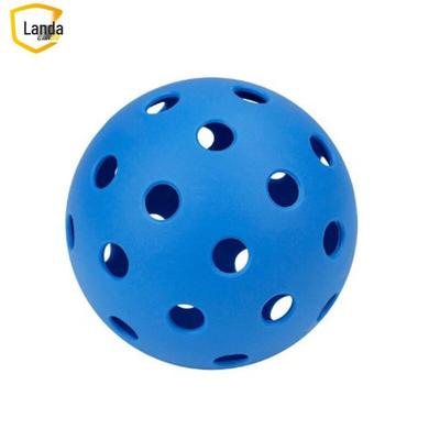 Pelotas de pickleball Landa de 74 mm y 40 agujeros para interiores/exteriores (Paquete de 10)