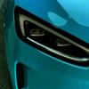 0.5m Wide Ultra Gloss Miami Blue Car Sticker Bubble Free Vinyl Film PET Decal Vehicle Body Self Adhesive Sticker Car Accessories