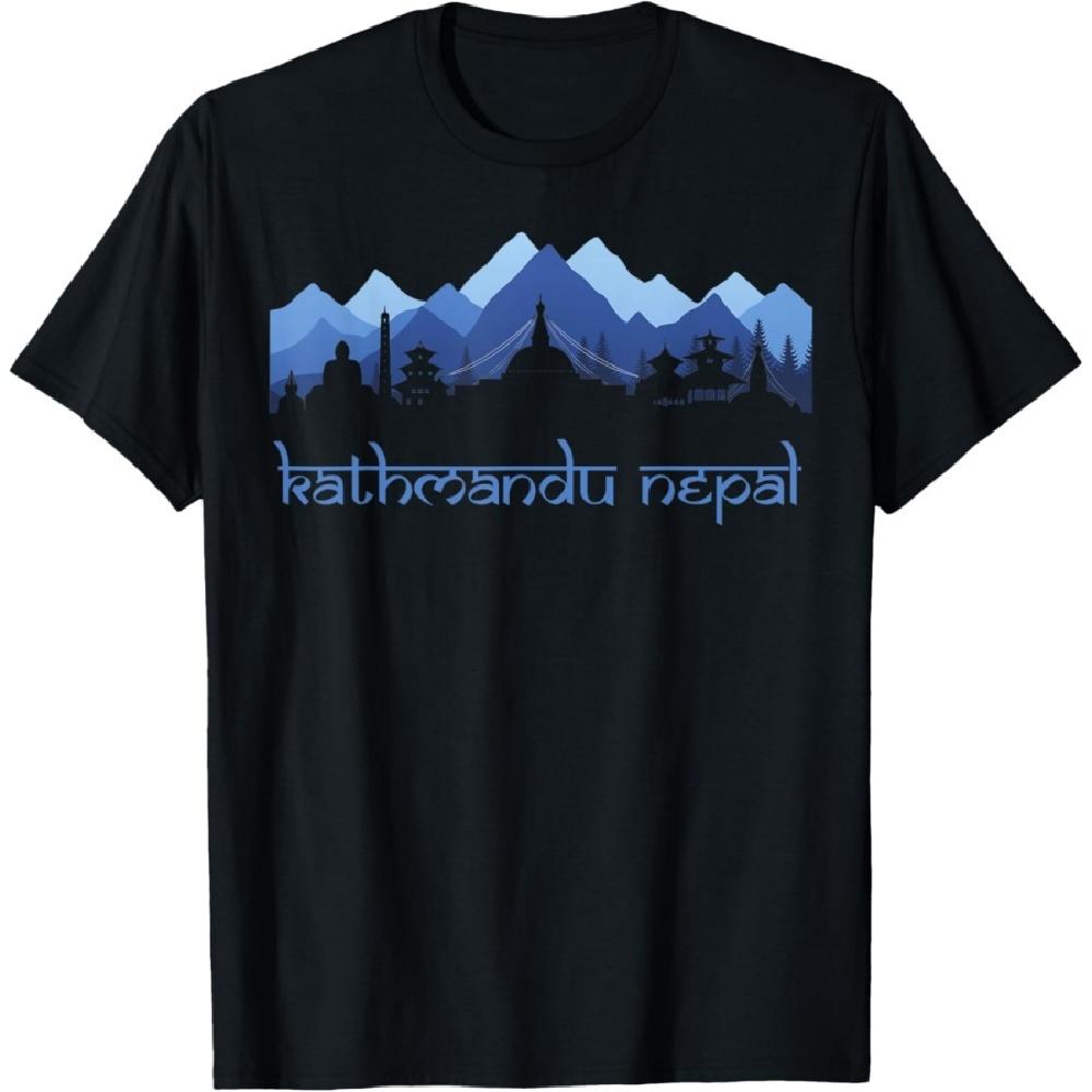 

Kathmandu Nepal Mount Everest Mountain Outdoor Hiking Lover T-Shirt S чорний