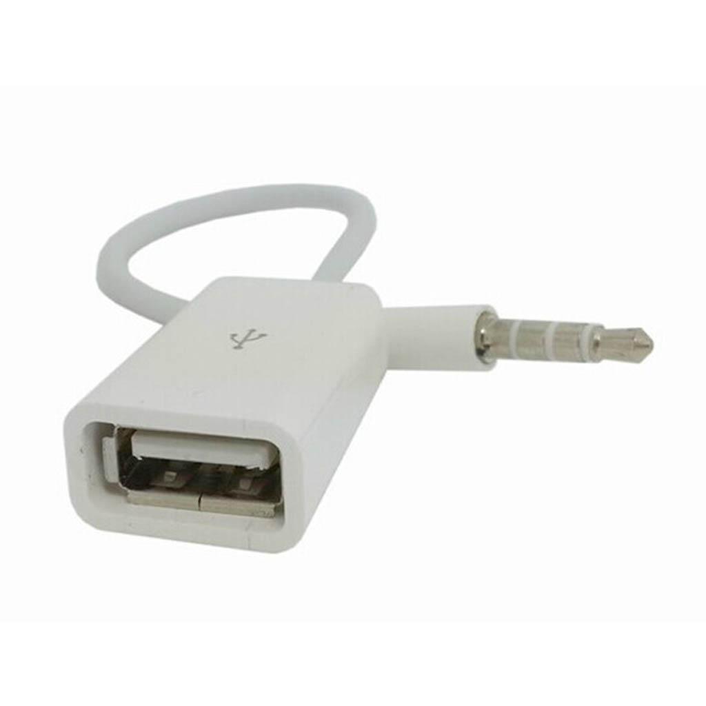 1 PC 2 Styles Charger Sync Data Transfer Cables for Car AUX Audio Plug Adapters