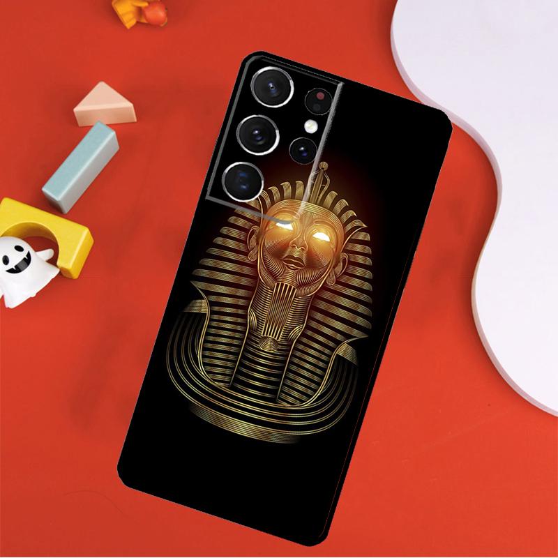 Egypt Egyptian Pharaoh Phone Case For Samsung Galaxy S25 Ultra S9 S10 S20 FE S21 S22 S23 S24 Plus S24 Ultra Cover