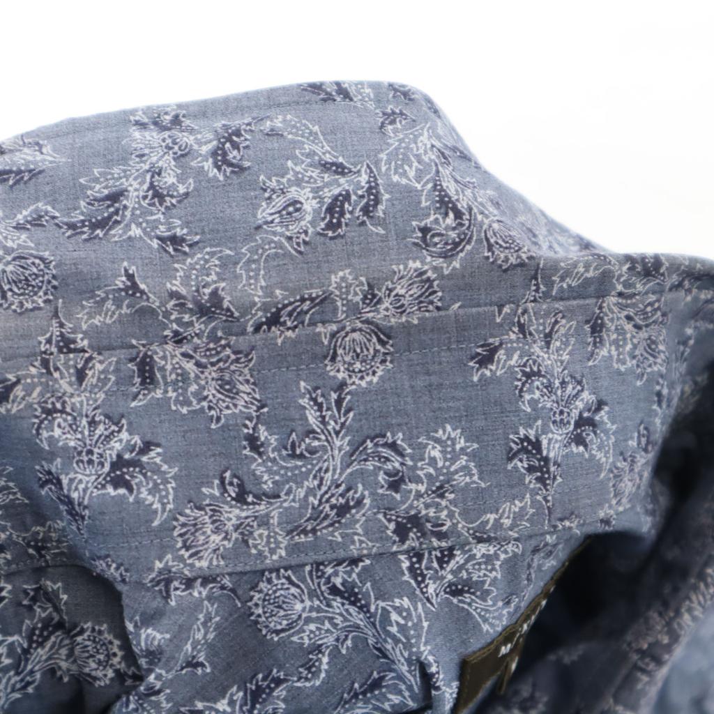MACKINTOSH LONDON Made In Japan Floral Long Sleeve Cotton Shirt M Men's Used