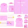 Halloween Kinder Arzt Krankenschwester Cosplay Kostüm Uniform Set Rollenspiel Karnevalsparty Hochwertiges Polyester Einheitsgröße Perfektes Geschenk
