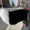Autoadesivo Attivato dal Suono Coda Mobile Ricaricabile Peluche Coda Scodinzolante Ornamento per Veicolo