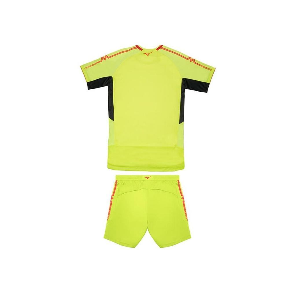 Mizuno Performance Series SS24 Soft Round Neck Short Sleeve Top And Comfortable Breathable Elastic Shorts Casual Sportswear Set P2CG46P1-49