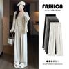 White Glutinous Rice Pants Women's New Autumn Pendant Soft Waxy Straight Small Loose Lazy Style Wide Leg Pants