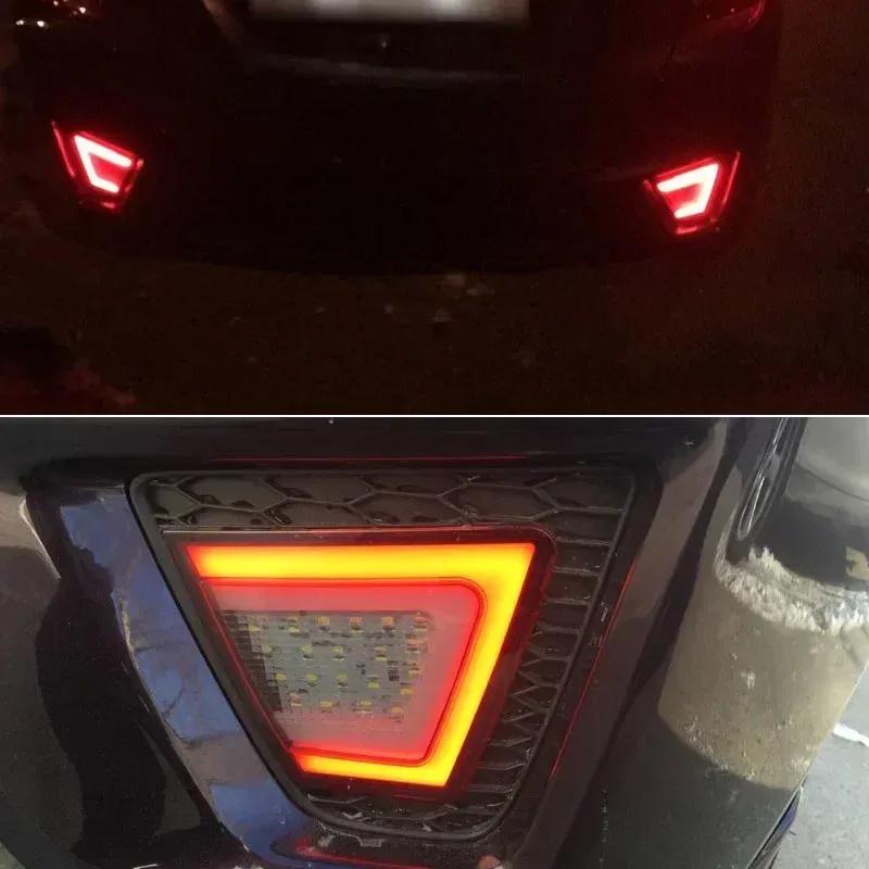 Car LED Rear Bumper Lamps For Honda Fit Jazz 2014 - 2017 Brake Light Turn Signal Backup Reflector Lamp Reverse Fog Taillights