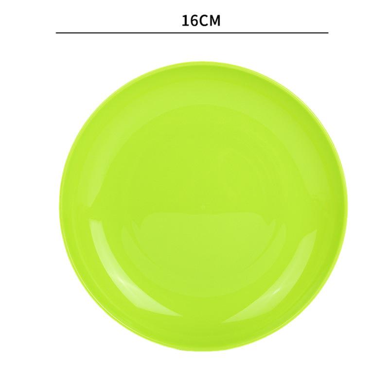 Uz Casnic Paste Deserturi Occidentale Gustări Fructe Culoare Solidă Farfurie Rotundă