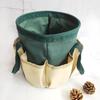 Green Oxford Cloth Garden Leaf Storage Bag Garden Tool Bag Life Organizer Bag Garden Garbage Bag Garden Pruning Kit 1 Pack