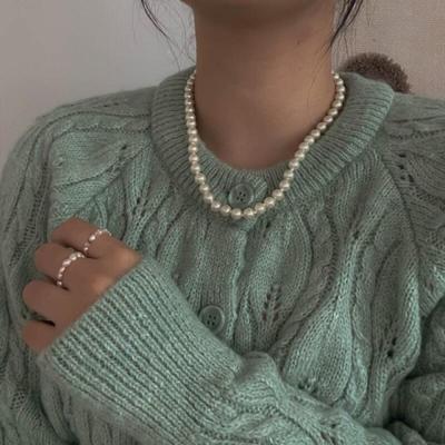 Basic Pearl Ball Necklace