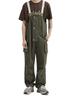 Maioule Solid Long Plus Sizes Stylish Street OAS03 Overalls, Color, Multi-Pocket Overalls, Loose-Fitting Pants, Casual, Available, Workwear,