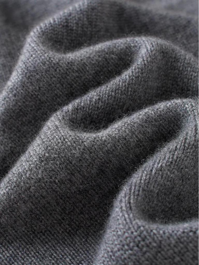 2025 Herbst/Winter Kaschmir-Cardigan mit V-Ausschnitt: Modischer, vielseitiger & locker sitzender Pullover