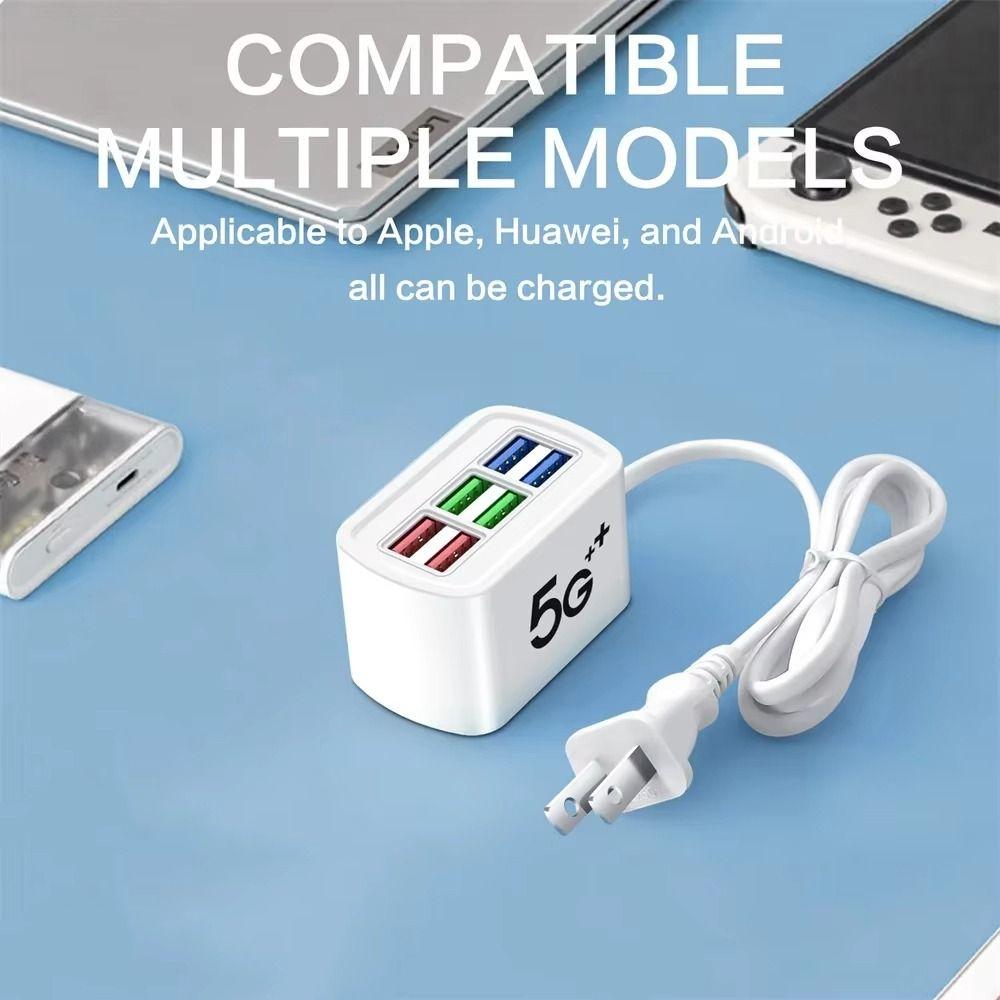 Multi Port USB Power Strip Universal HUB Splitter Portable USB Charger Socket  Travel