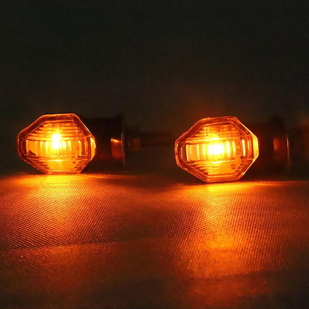 Universal Motorcycle-Turn Signal Light Built-Relay Flasher Led Flowing Water Blinker-Bendable Flashing Signals-Lamp 2pcs