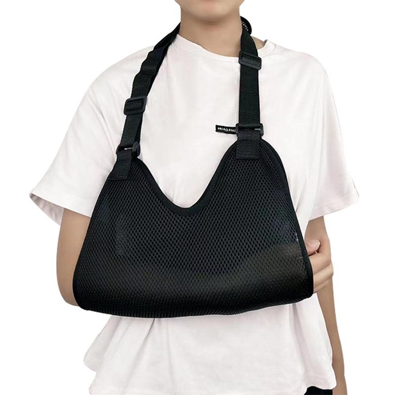 Arm Sling Shoulder Injury Immobilizer,Breathable Rotator Cuff With Shoulder Pad Left and Right Support Torn Brace for Broken Wrist Elbow Man&Women