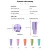 Silicone Water Cup Liner Double-Flavor Lining Compartment Water Cup Sleeve 40oz Thermos Cup Special Water Bottle Accessories