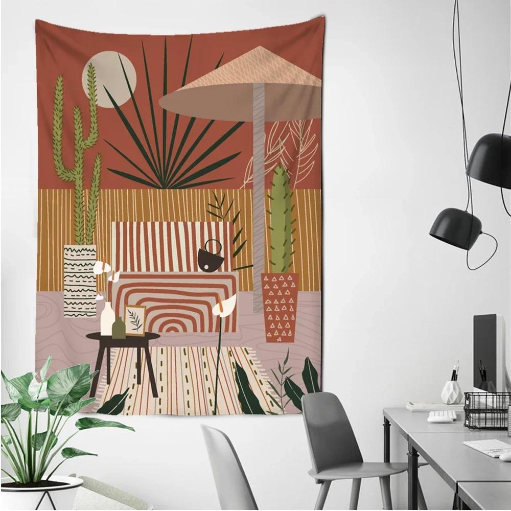 Cute Anime Style Decorative Tapestry Home Wall Living Room Office Decorative Tapestry