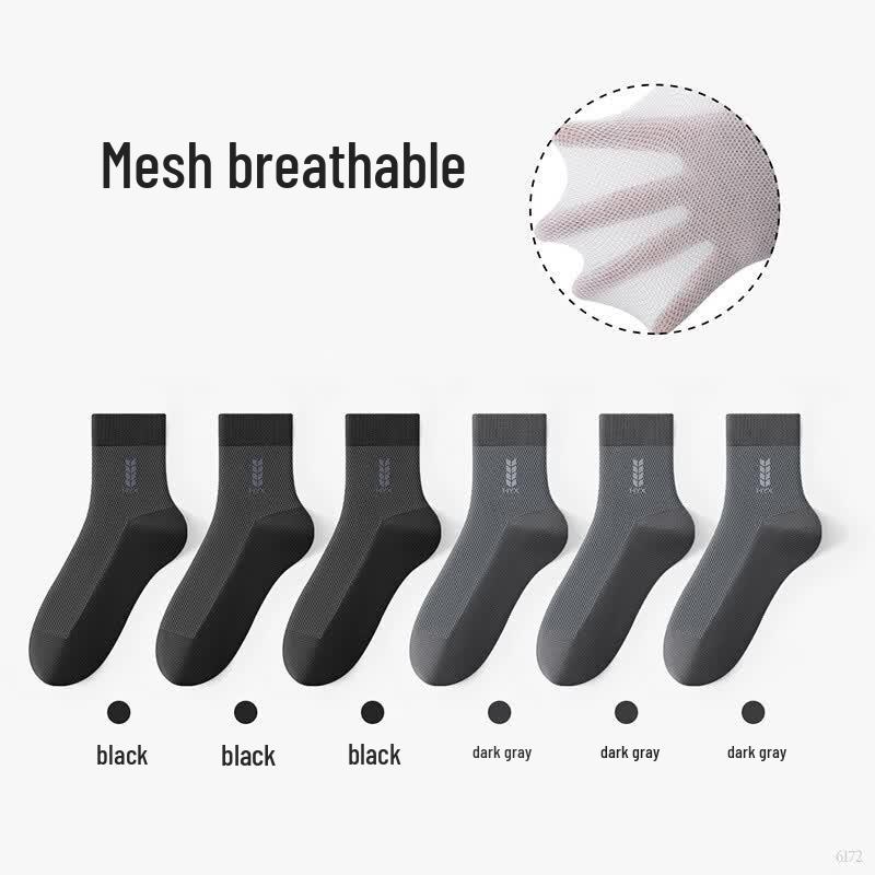 Hengyuanxiang Men s Breathable Mesh Casual Socks