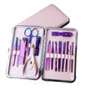 15 Pcs Stainless Steel Manicure Set Household Stainless Steel Manicure Kit Nail Clippers Cuticle Cleaning Pedicure Care Tools