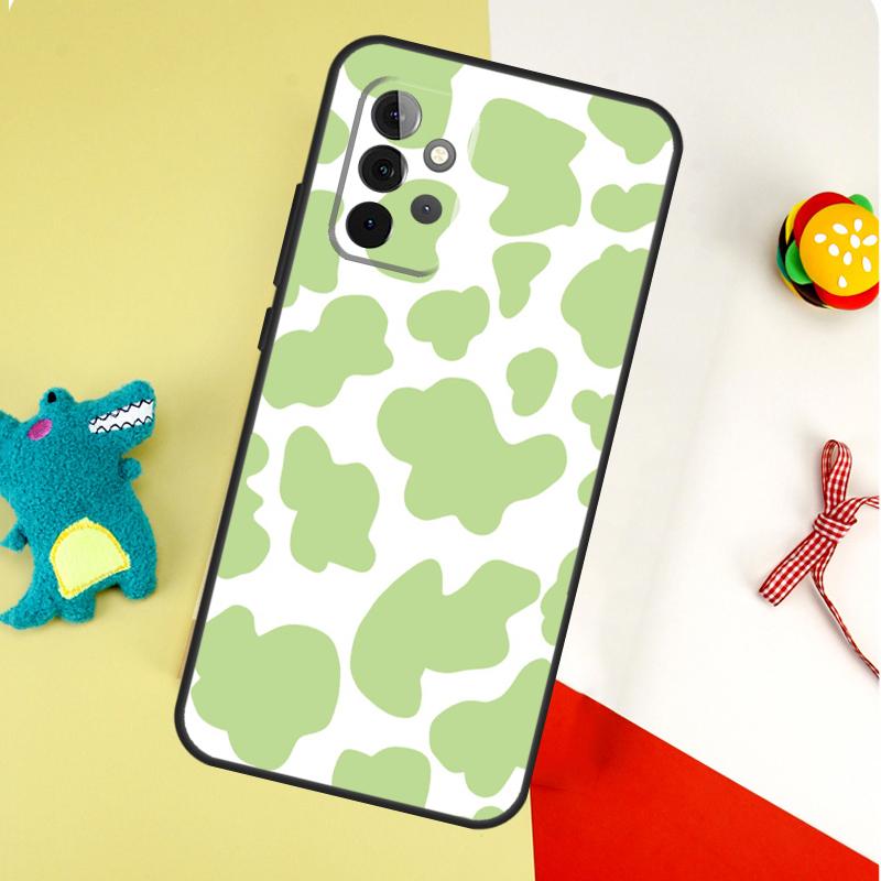 green aesthetic For Samsung Galaxy A54 A34 A14 A55 A35 A15 A53 A33 A13 A05 A06 A16 A22 A32 A52 Phone Case