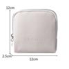 Portable Leather Storage Bag Multi-Compartment Multifunctional Jewelry Organizer Solid Color Small Wallet Outdoor