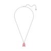 Swarovski Teddy Heart Pink Rose Gold Necklace 5642976 – Playful Elegance for Every Occasion