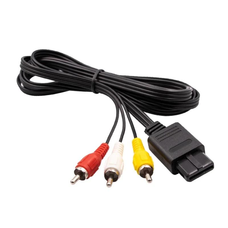 1,8M für Nintendo 64 Audio TV Video Kabel AV Kabel zu RCA für Super Nintendo GameCube N64 SNES Game Cube Kabel
