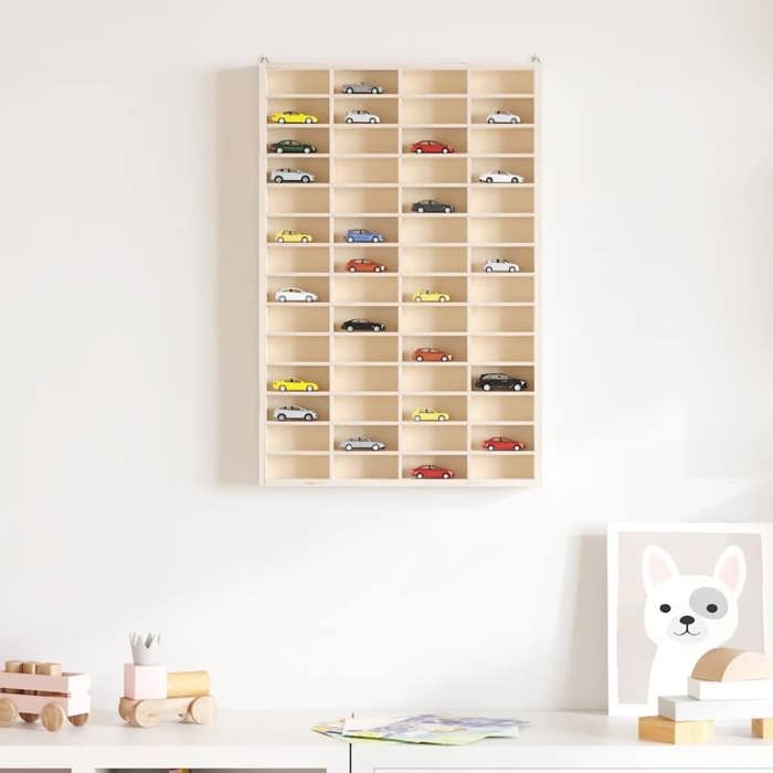 VidaXL Vitrine de collection en bois avec 56 compartiments 4017380