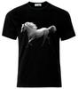 Beautiful White Horse T-Shirt. Summer Cotton Short Sleeve O-Neck Mens T Shirt S-3XL