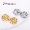 18K Gold Plated Clasp For Jewelry,Connectors For Bracelets,Fasteners Clasps,DIY Jewelry Accessories,Necklace Findings