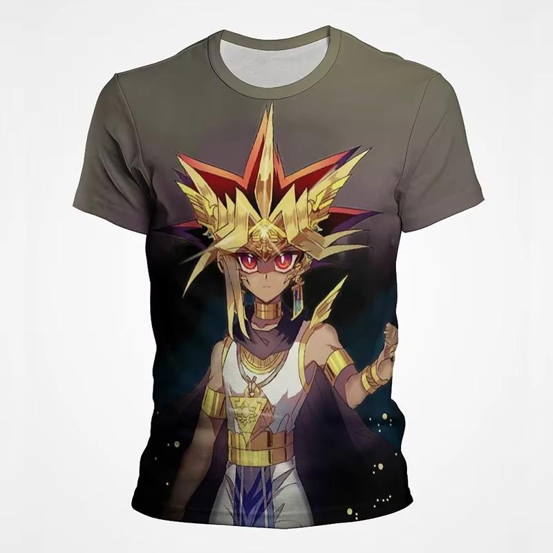 Anime Yu Gi Oh 3D Print T-Shirt Men Women Casual Fashion Short Sleeve Casual T Shirts Oversized Harajuku Tees Tops Kid Clothing