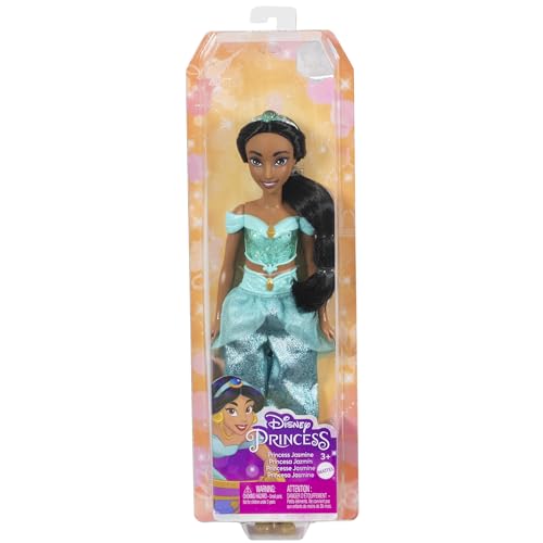 [Amazon.co.jp Exclusive] Disney/Disney Princess Jasmine Doll, Dress-Up Doll House, Pretend Play, Ages 3+, Blue, HLW12