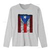 Womens Vintage Flag of Puerto Rico T Shirt Distressed  vintage Washed Stretched Unisex Versatile Casual Top For Everyday Wear