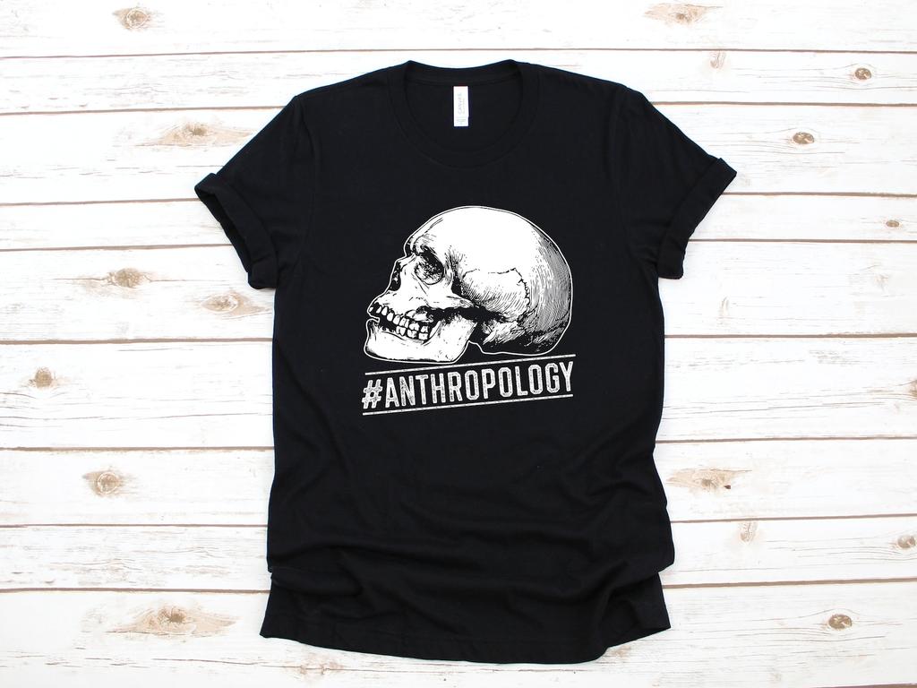 Anthropology T-Shirt, Anthropologist Shirt, Skull Anthropology Student Tank Top, T-shirt, T-shirt,T-shirt