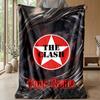 The Clash Custom Flannel Throw Blanket Print Your Name Text Soft Warm Blanket Holiday Present