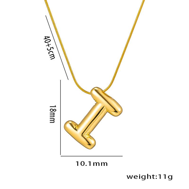 Collana con Ciondolo Lettera Alfabeto A-Z in Acciaio Inossidabile per Donna Catena a Serpente Iniziale Choker Clavicola Collane Gioielli per Regali di Compleanno