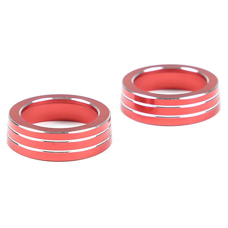 For INEOS Grenadier 2020-2025 Aluminum Alloy Red/Black Car Headlight Switch Knob Ring Car Interior Accessories красный