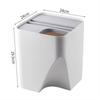 Stackable trash can creative with lid kitchen waste bin bathroom household wet and dry plastic living room paper basket