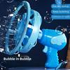 New fancy double-bubble blowing toy, outdoor bubble gun, bubble machine, a great gift choice and perfect as a holiday gift toy