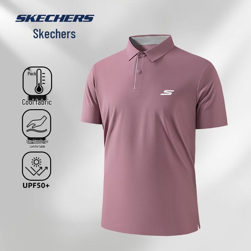Skechers Men s Short Sleeve Cooling Polo Shirt 2XL