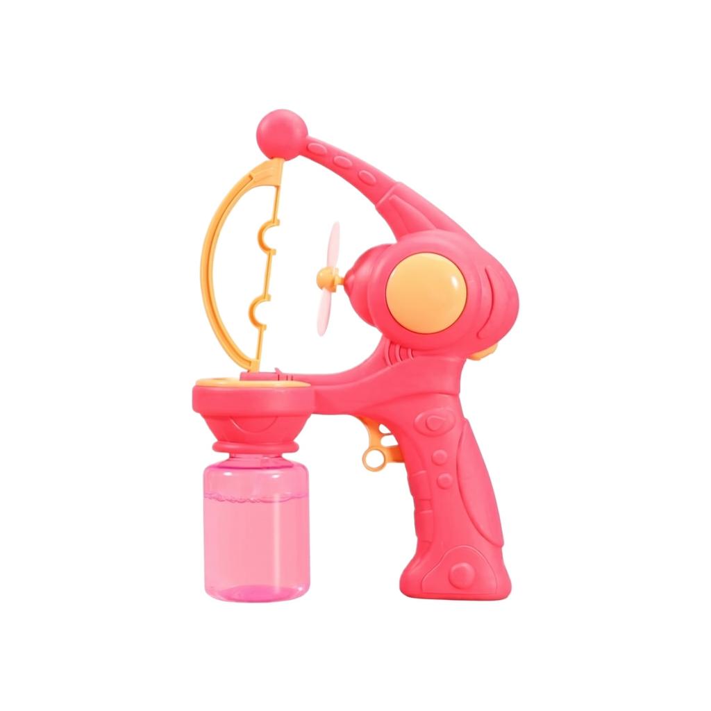 Automatic Bubble Gun Toy with 130ml Capacity Large and Small Bubble Production Electric Bubble Blower for Outdoor Family Interaction Play