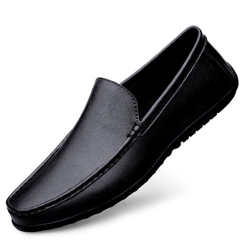 Leder Faul Doudou Schuhe Weichsohlige Lederschuhe Business Flach Freizeit Schuhe Große Größe