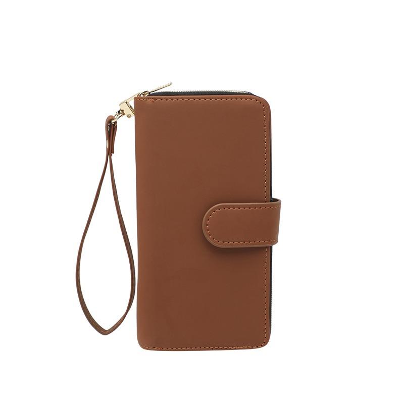 Women's bag, new mobile phone bag, multi-card change bag, fashionable and simple portable zipper bag.