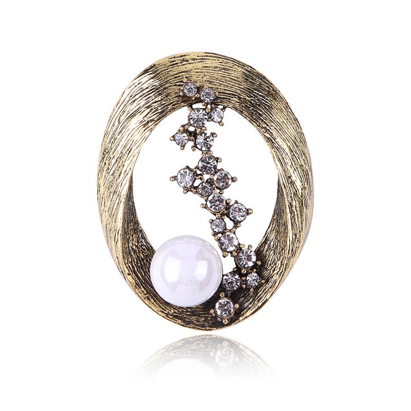 

Винтажная брошь с жемчужным цветком для женщин, булавки со стразами, дизайнерские украшения для костюма хиджаба, аксессуары для одежды, свадебные подарки