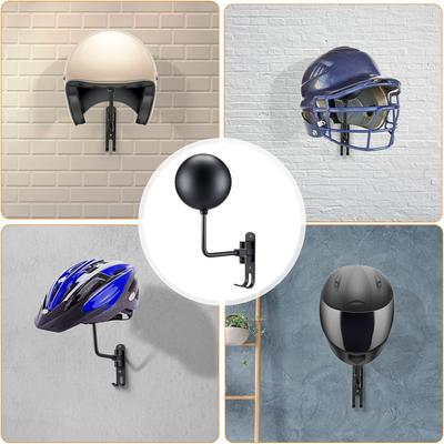 1PC Motorcycle Helmet Rack Helmet Holder Wall Mount With Hooks Motorcycle Accessories Helmet Hanger Helmet Accessories