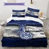 MSV Duisburg Pattern Bedding,Quilt Set Quilt Cover Pillowcase Home Birthday Gift(1 * duvet cover + 2 * pillowcase, without core)