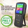 Portable Mini Air Detector Air Quality Monitor Digital Tester Appliance For Monitor Formaldehyde TVOC HCHO Gas Analyzer 5V