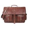 Men's Genuine Vintage Rare Stuff Leather Messenger Shoulder Laptop Briefcase Bag